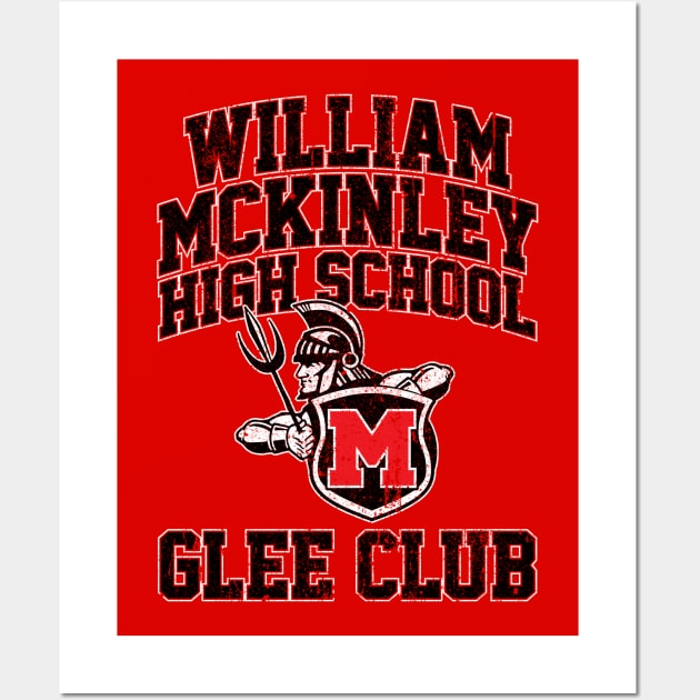 William McKinley High School Glee Club (Variant) Wall Art by huckblade